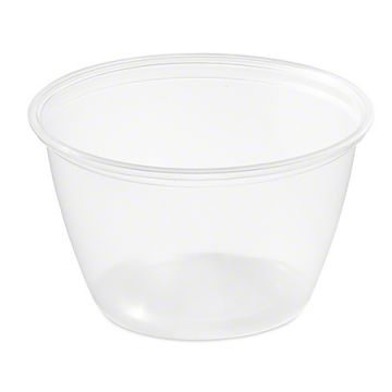 Amhil Plastic Portion Cup - 4 oz., Translucent