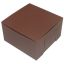 BOXit™ Non-Windowed Chocolate Cupcake Box - 7" x 7" x 4"