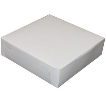 BOXit™ Lock Corner 1 Piece Bakery Box - 9" x 9" x 2 1/2"