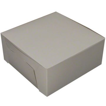 BOXit™ Lock Corner 1 Piece Bakery Box - 9" x 9" x 5"