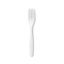 Cutlery Bistrot Heavy Weight Fork, White