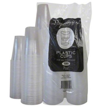 Crystal Ware® Plastic Drinking Cup - 7 oz.