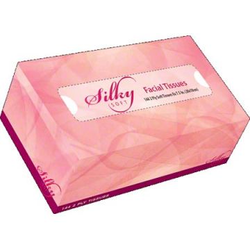 Crystal Ware® Silky Soft 2 Ply Facial Tissue - 100 ct.