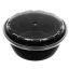 CuBEware™ Round Food Container Combo Pack - 32 oz., Black