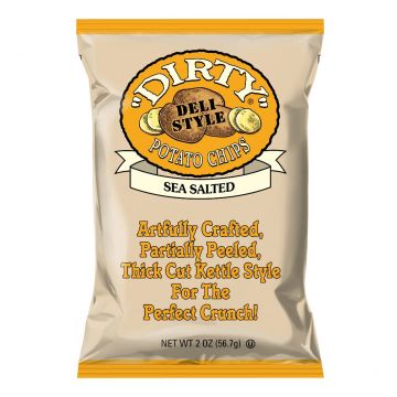 Dirty Chips Kettle Cooked Potato Chips - Sea Salted, 2 oz.