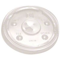 Fabri-Kal® Clear X Slot Lid w/Flavor Buttons