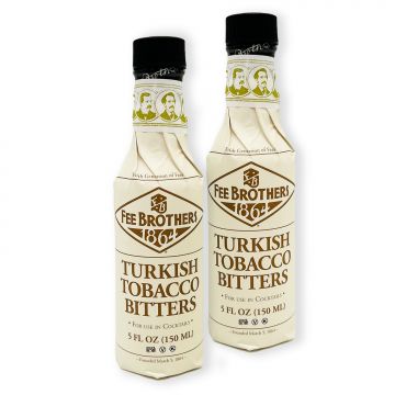 MULMEHË® Exclusive Recipe Guide and Fee Brothers® Turkish Tobacco Bitters Bundle, 2 Bottles