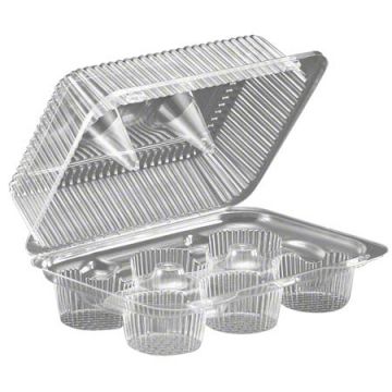 Inline Plastics Surelock 6 Muffins & Cupcakes Container