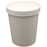 Kari-Out® Combo White Paper Soup Cup w/Vented Lid - 32 oz.