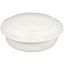 Kari-Out® Microwaveable Round Combo Container - 24 oz., White