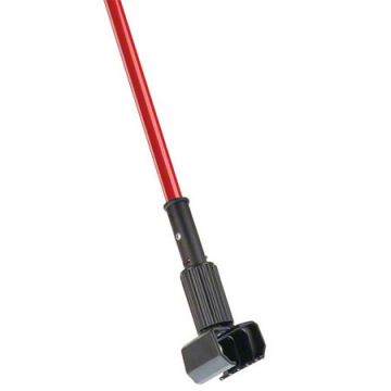 Libman® Resin Jaw Steel Mop Handle, Black Jaw with Red Handle