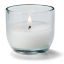 LE-JO Disposable Tealights in a Glass Wax Catering Light - 5 Hour