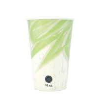 MULMEHË® Disposable Cold Beverage Paper Cups, Patterned Daybreeze Design, 16 oz, Case of 1000