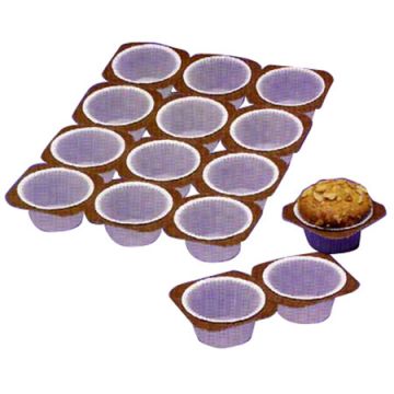 Novacart® Paper Ovenable Muffin Tray - 4 oz. Round, 24 ct