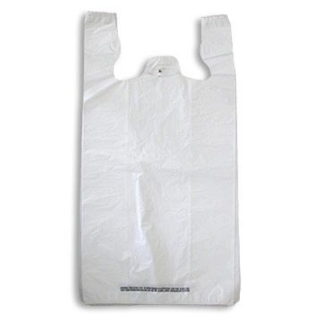 Plain White Thank You Bag - 13 x 10.5 x 23