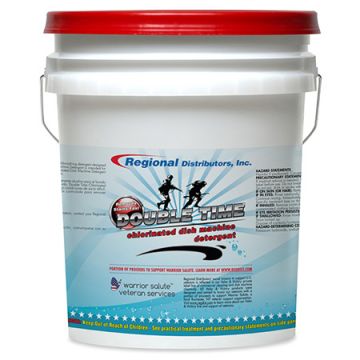 Double Time Chlorinated Dish Machine Detergent - 5 Gal. Pail