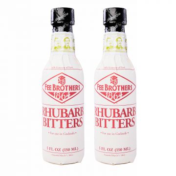 MULMEHË® Recipe Guide and Fee Brothers Rhubarb Bitters, 2 - 5 oz. Bottles