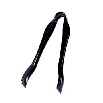 Sabert® 6.5" Squeeze Tongs - Black, 72/CS