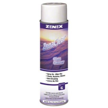 Zenex® ZenaClear Ammoniated Glass Cleaner, 18 oz., Case of 12